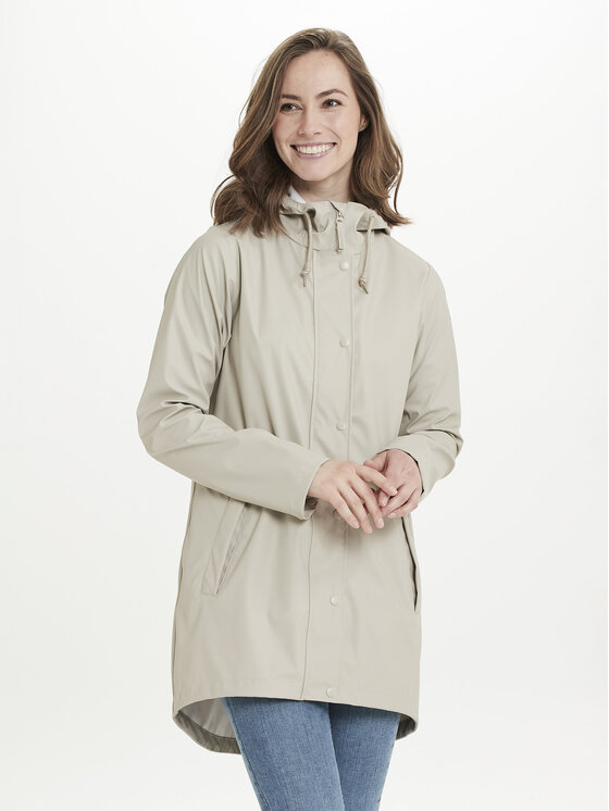 Weather Report Geacă de ploaie Petra WR192567 Bej Regular Fit