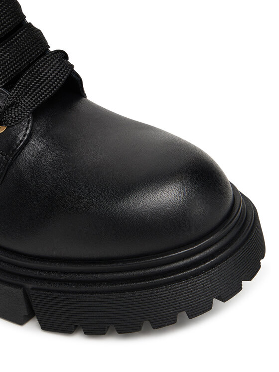Elisabetta Franchi Elisabetta Franchi Schnürstiefeletten Lace-Up Bootie F4A5-E0411-1251 S Schwarz