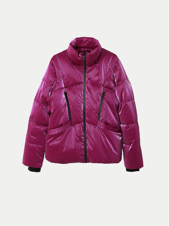 Desigual Desigual Zimní bunda Flam 24WWEWBP Růžová Regular Fit