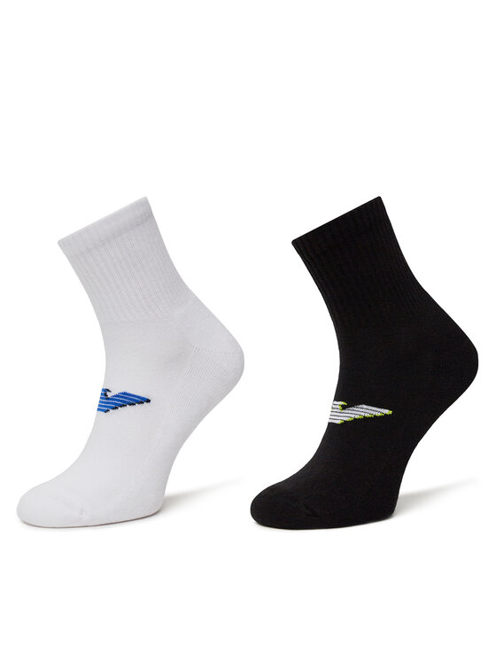 Emporio Armani Emporio Armani 2er-Set niedrige Herrensocken EM000540 AF12299 MC001 Schwarz