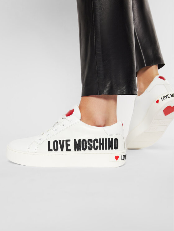 LOVE MOSCHINO Sneakers JA15113G1CIA0100 Weiß | Modivo.de