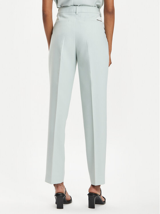 Calvin Klein Calvin Klein Čino bikses K20K205959 Zaļš Slim Fit