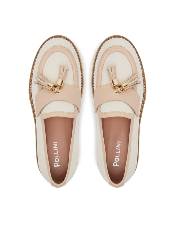 Pollini Pollini Loaferice SA10144G1MTO112A Écru