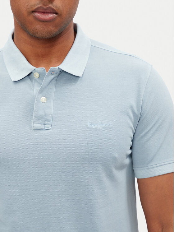 Pepe Jeans Pepe Jeans Polokošeľa New Oliver PM542099 Modrá Regular Fit