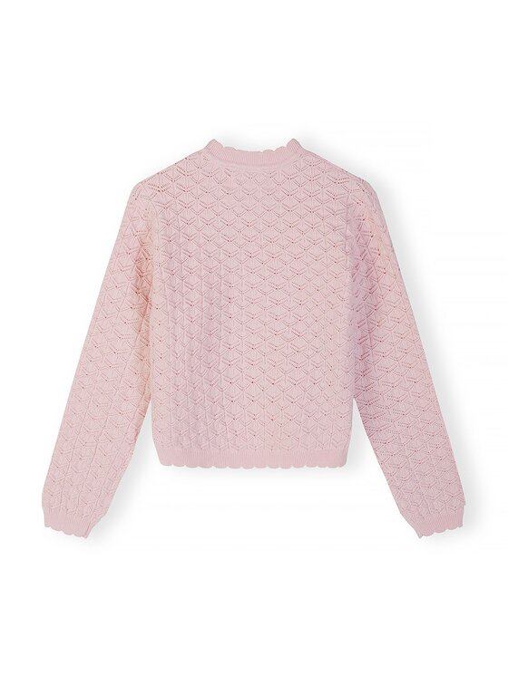 minoti minoti Sweter 30KNIT156 Różowy Regular Fit