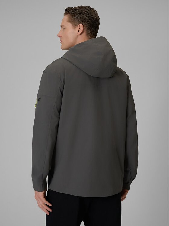 4F 4F Giacca di transizione 4FWSS26TTJAM1122-24S Grigio Regular Fit