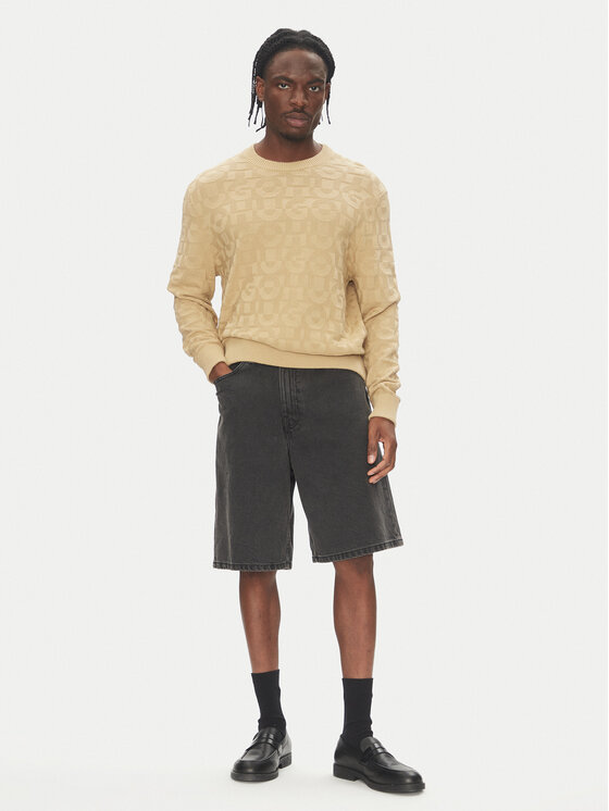 HUGO HUGO Kampsun 50543785 Beež Regular Fit