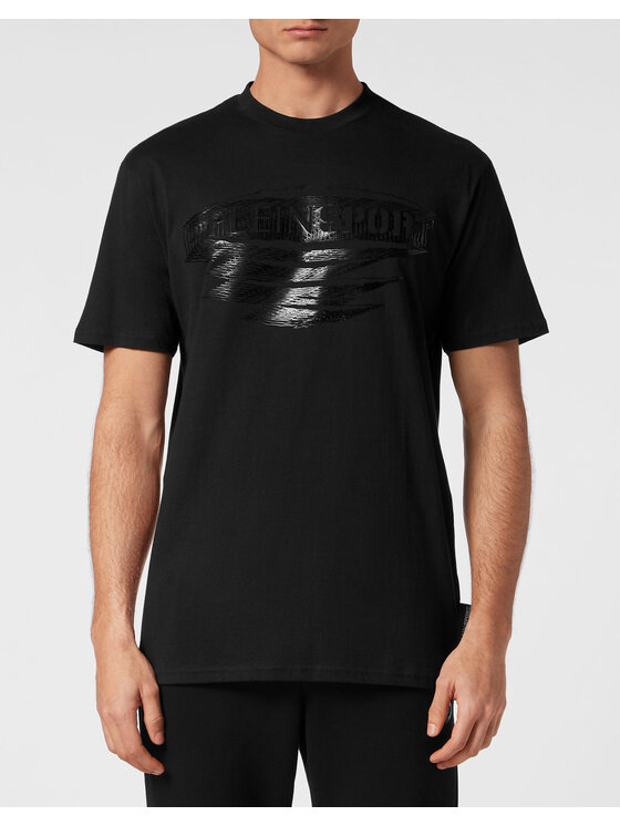 Plein Sport Plein Sport T-Shirt 13037 Czarny Regular Fit