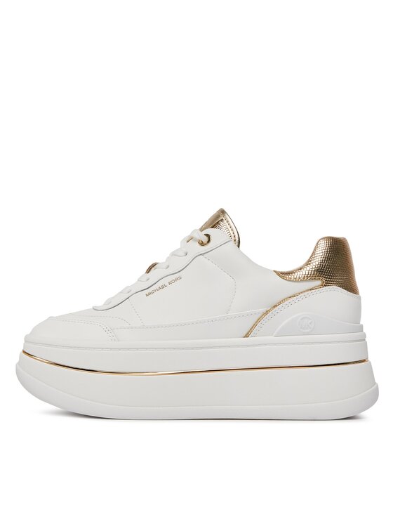 MICHAEL Michael Kors MICHAEL Michael Kors Sneakersy Hayes Lace Up 43R4HYFS2L Złoty