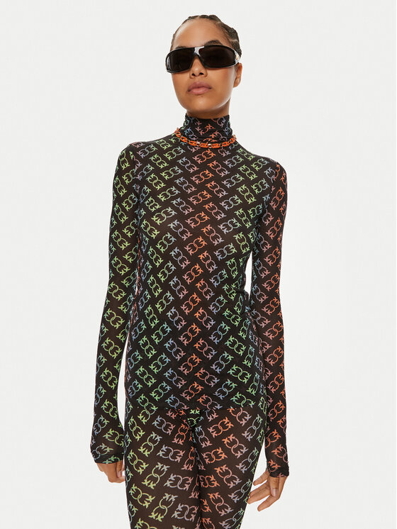 PINKO Pinko Bluza Lamu 101813 A1ZY Črna Slim Fit