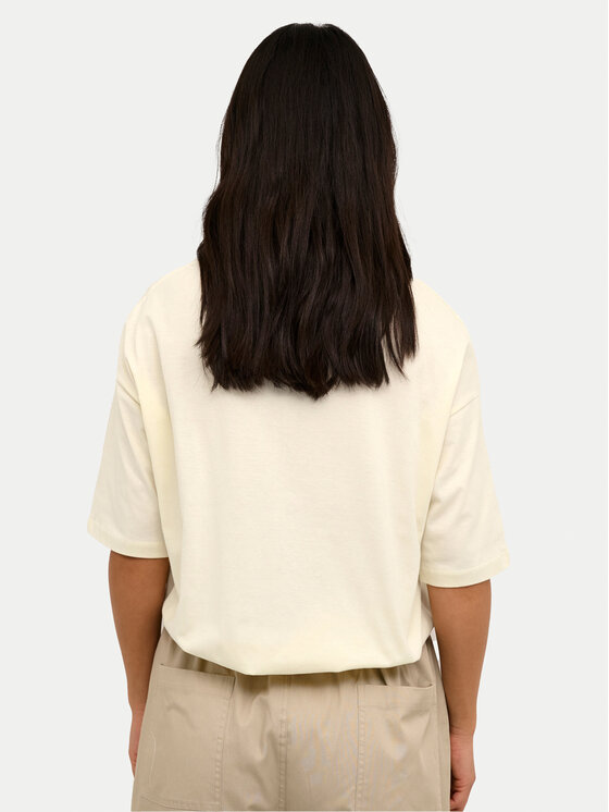 Kaffe Kaffe T-shirt Harries 10508588 Beige Relaxed Fit