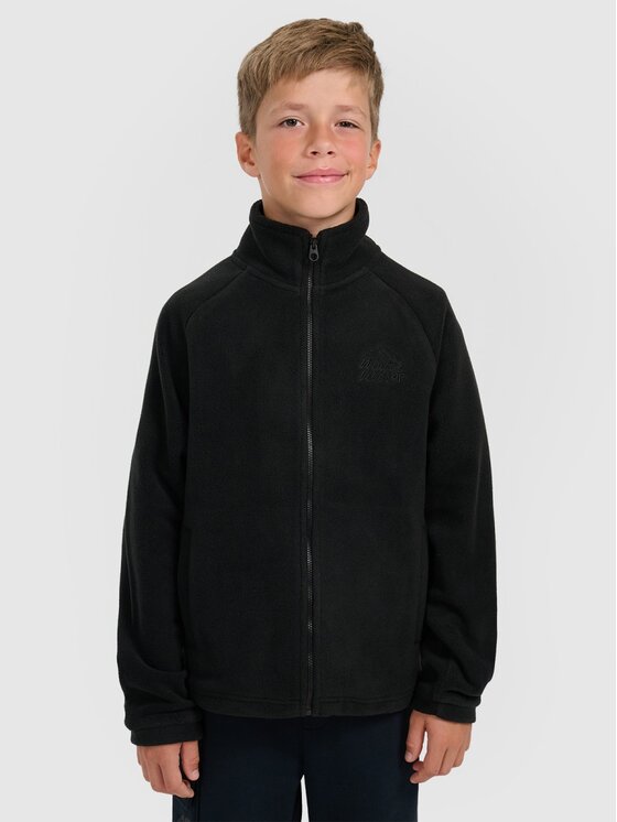 4F 4F Felpa di pile 4FJRAW25TFLEM490-20S Nero Regular Fit