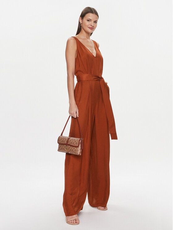IVY OAK Jumpsuit Patricia IO115149 Rot Relaxed Fit