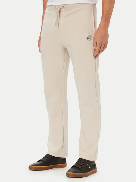 Beverly Hills Polo Club Pantaloni trening M6608B-HR Bej deschis Regular Fit