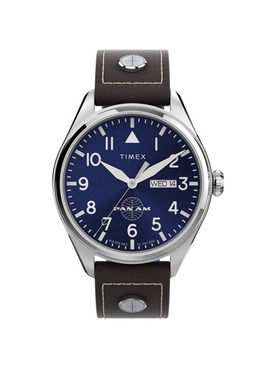 Timex Timex Zegarek TWG030100 Brązowy