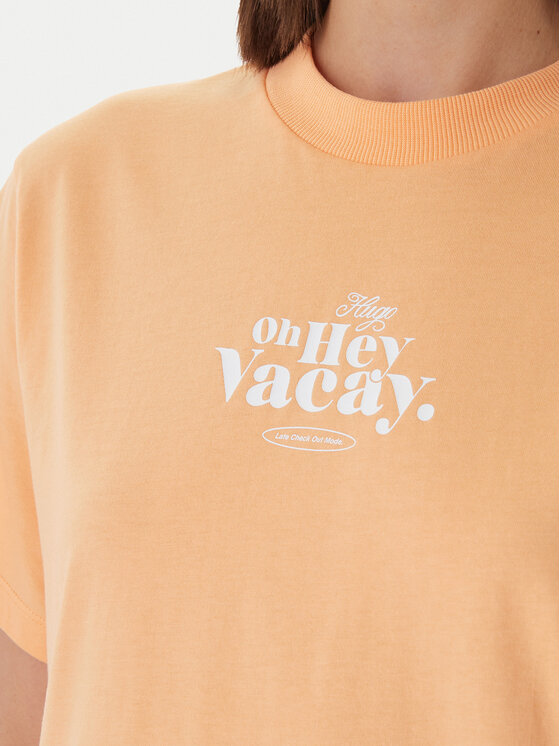 HUGO HUGO T-Shirt Vintage 50560770 Oranžová Regular Fit
