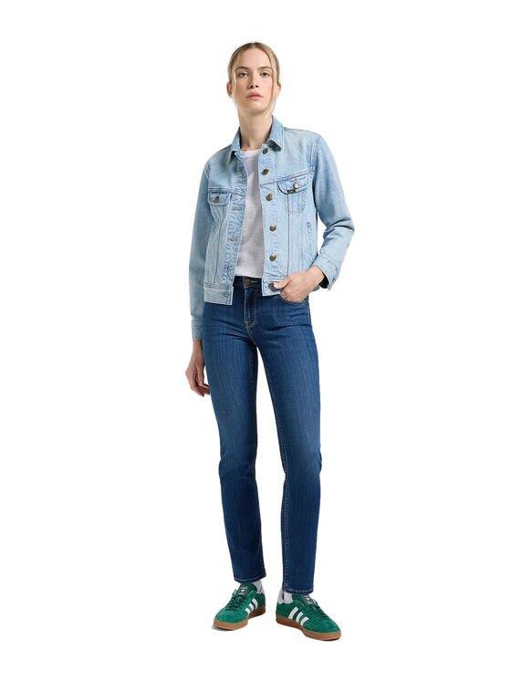 Lee Lee Jeans 112363792 Blu Straight Leg