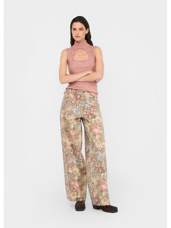 Liu Jo Liu Jo Maglione MF5238MA10RA4365 Rosa Slim Fit