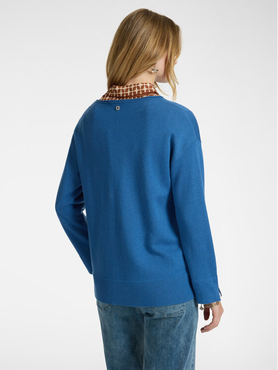 Elena Mirò Elena Mirò Maglione M464Z000597N0A1 Blu Regular Fit
