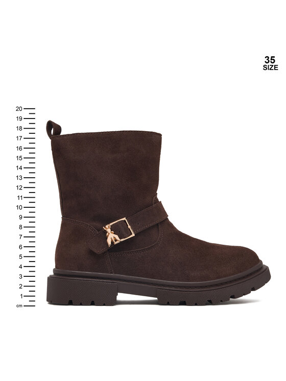 Patrizia Pepe Patrizia Pepe Stivaletti PK425.24 Marrone scuro