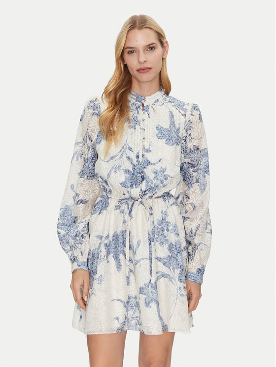 Guess Koktejlové šaty W5GK07 WH4K2 Farebná Regular Fit
