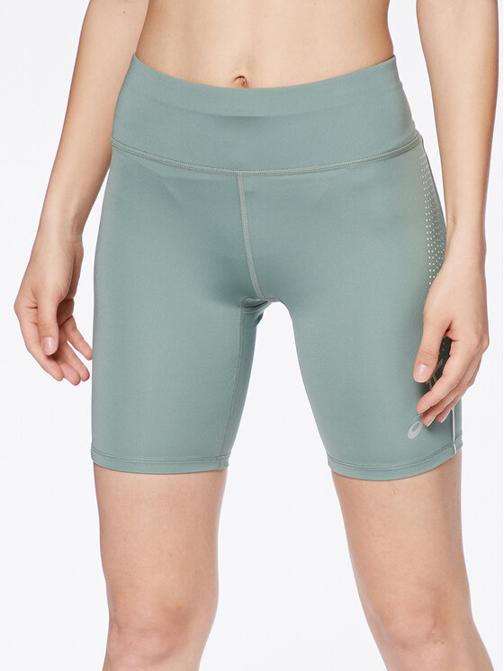 Asics Športne kratke hlače Icon 2012C801 Zelena Slim Fit