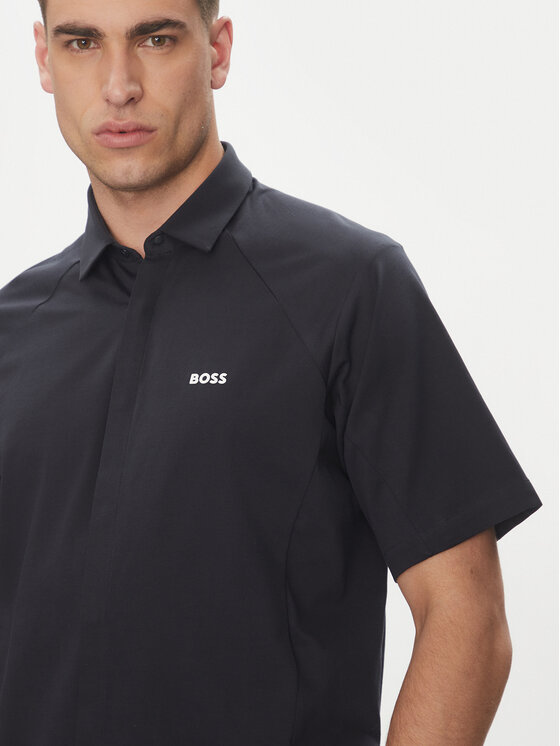 BOSS BOSS Koszula Excurse 50540196 Granatowy Regular Fit
