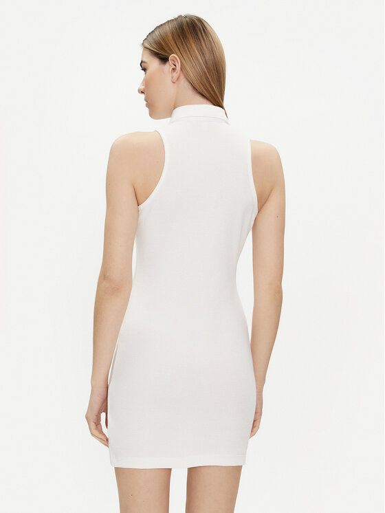 Calvin Klein Jeans Calvin Klein Jeans Sommerkleid J20J223416 Écru Slim Fit