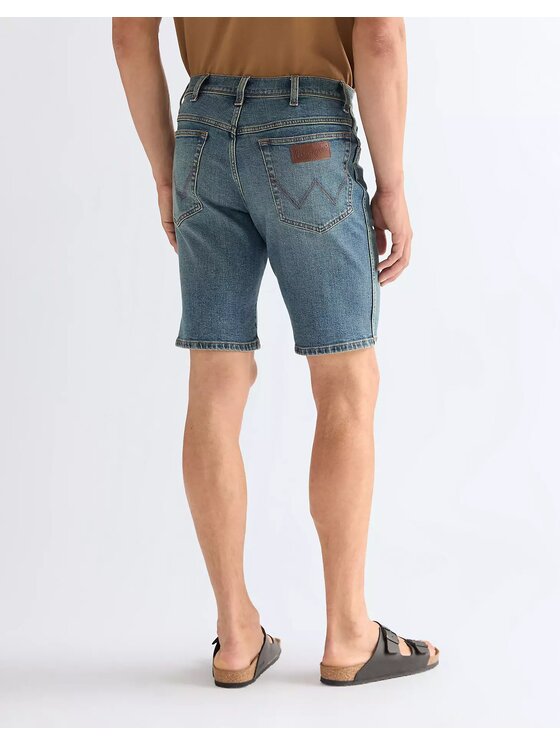 Wrangler Wrangler Pantaloncini di jeans TEXAS SHORTS Blu Regular Fit