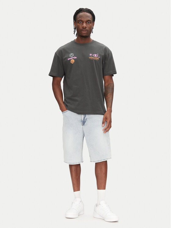 Volcom Volcom Džínové šortky Billow A2012200 Modrá Relaxed Fit