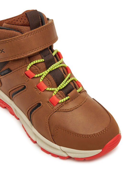 Geox Geox Šnurovacia obuv J Flexyper Plus J56LCC 0FUME C0616 S Hnedá