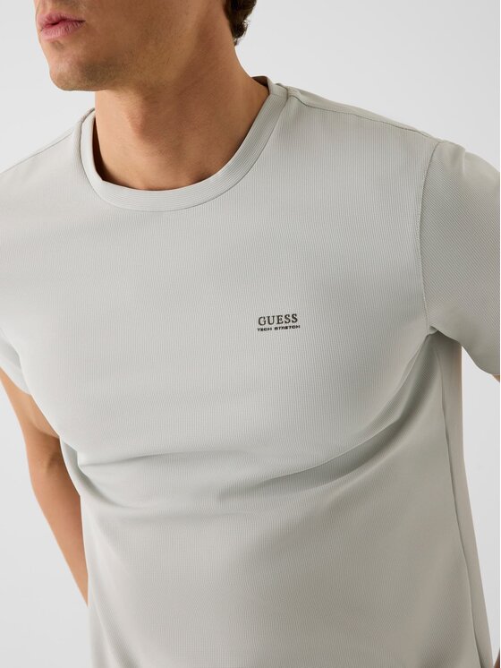 Guess Guess T-Shirt 180290 Szary Classic Fit