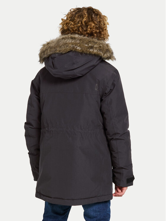 Didriksons Didriksons Куртка парка Oxid 504934 Чорний Regular Fit