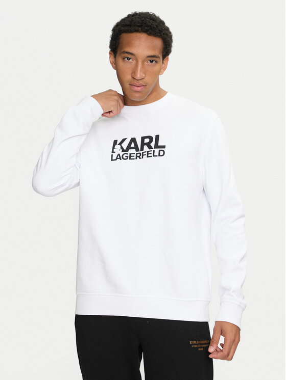 KARL LAGERFELD KARL LAGERFELD Džemperis 705091 544917 Balta Regular Fit
