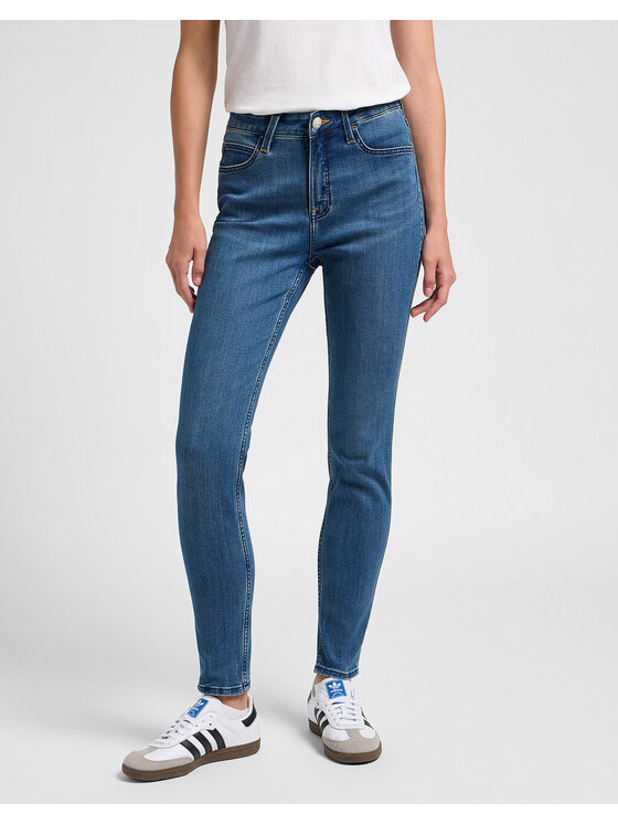 Lee Lee Jeansy CBL Niebieski Slim Fit