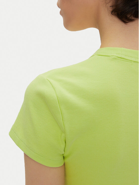 HUGO HUGO Tricou Baby 50510749 Verde Slim Fit