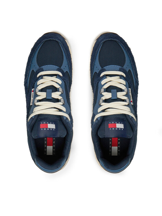 Tommy Jeans Tommy Jeans Sneakersy The Coney Suede EM0EM01501 Granatowy