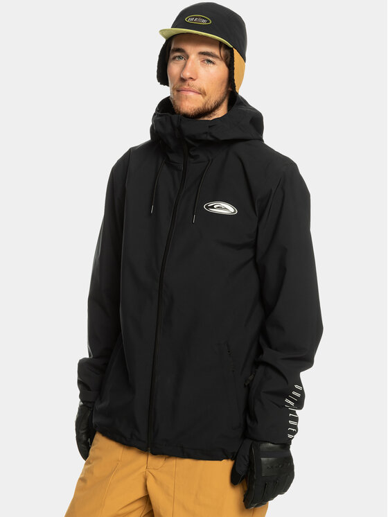 Quiksilver Quiksilver Outdoor kabát High In Th Hood EQYTJ03436 Fekete Regular Fit