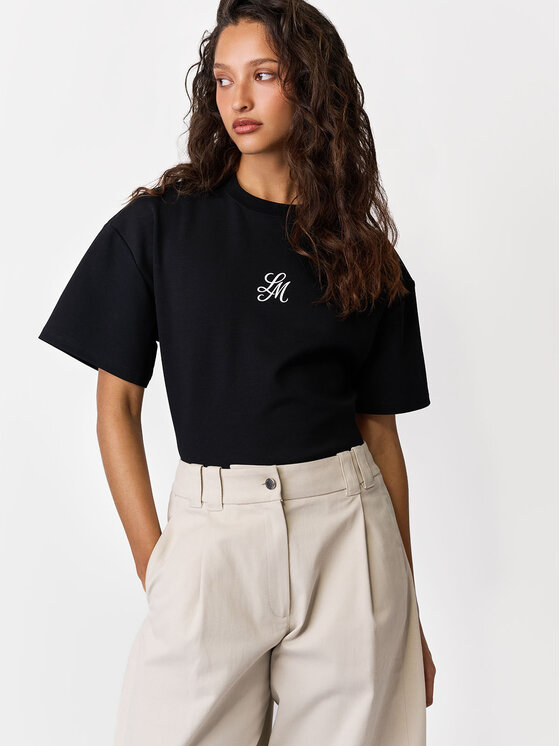 La Mania La Mania T-Shirt HOLT Černá Basic Fit
