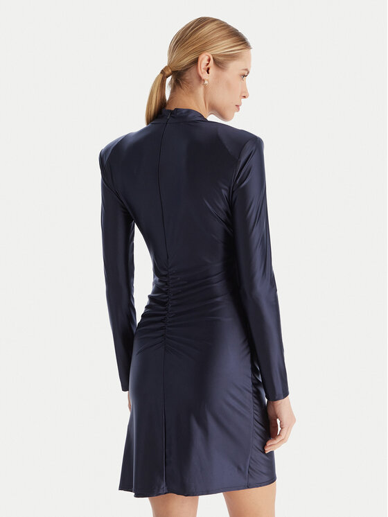 ACCESS FASHION ACCESS FASHION Koktejlové šaty 54-3037-170 Tmavomodrá Slim Fit