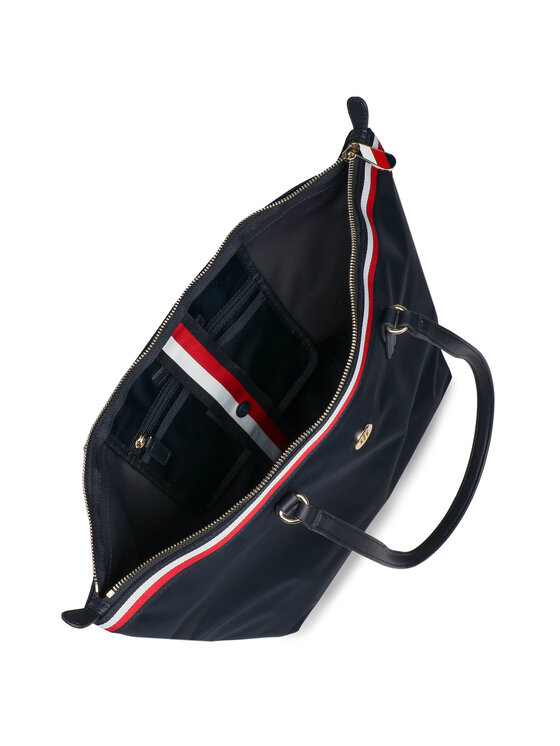 Tommy Hilfiger Tommy Hilfiger Rankinė Poppy Tote Corp AW0AW08832 Tamsiai mėlyna