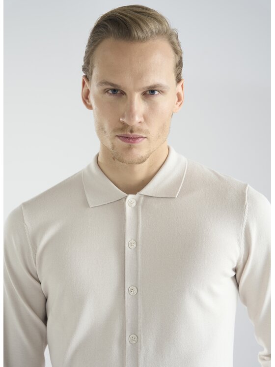 Pako Lorente Pako Lorente Kardigan P24SF-2X-001 Beżowy Classic Fit