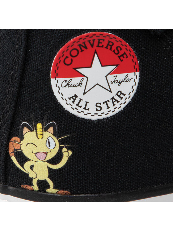 Converse Converse Tornacipő POKEMON Chuck Taylor All Star Hi A01229C Fekete
