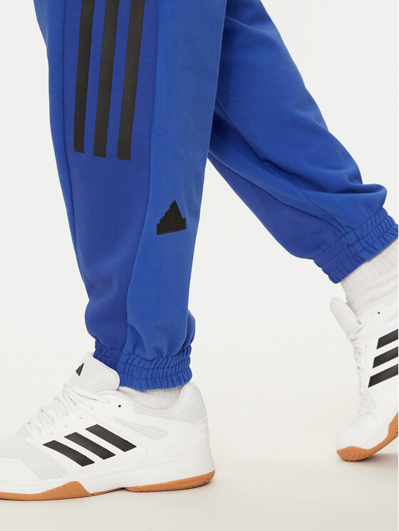 adidas adidas Spodnji del trenirke Future Icons 3-Stripes Polar IV5131 Modra Regular Fit