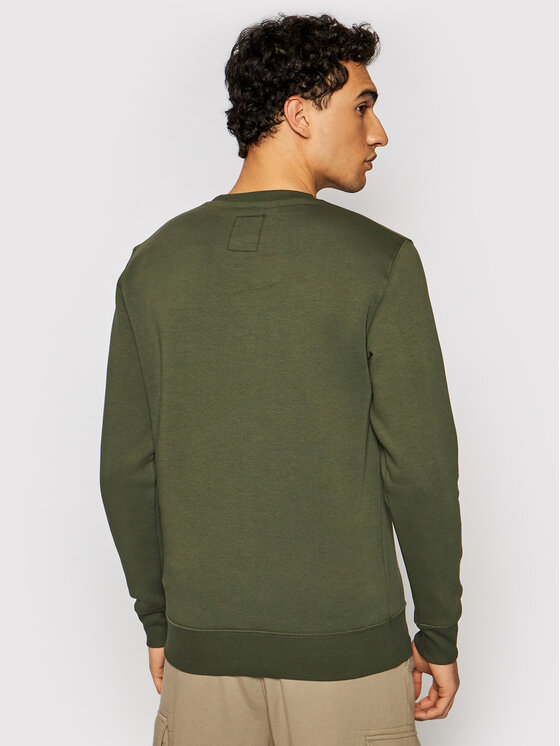 178302 Industries Regular Grün Sweater Basic Sweatshirt Fit Alpha