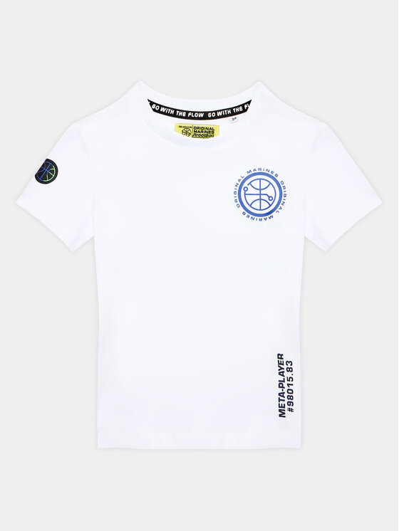 Original Marines Original Marines Komplet dziecięcy DDP2184B Biały Regular Fit