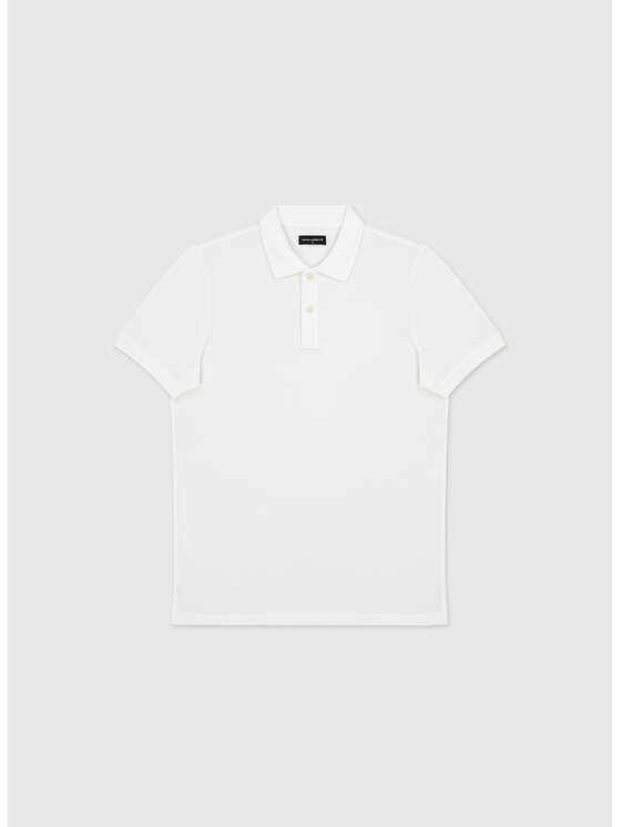 Pako Lorente Pako Lorente Polo P26SF-TX-003 Biały Classic Fit