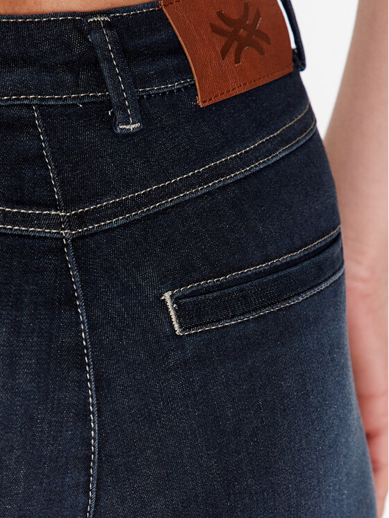 United Colors Of Benetton United Colors Of Benetton Jeansy 4NF1DF02U Tmavomodrá Slim Fit