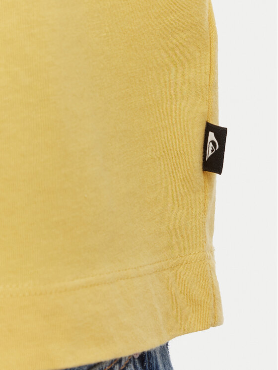 Quiksilver Quiksilver T-särk Standard  EQWZT03197 Kollane Regular Fit