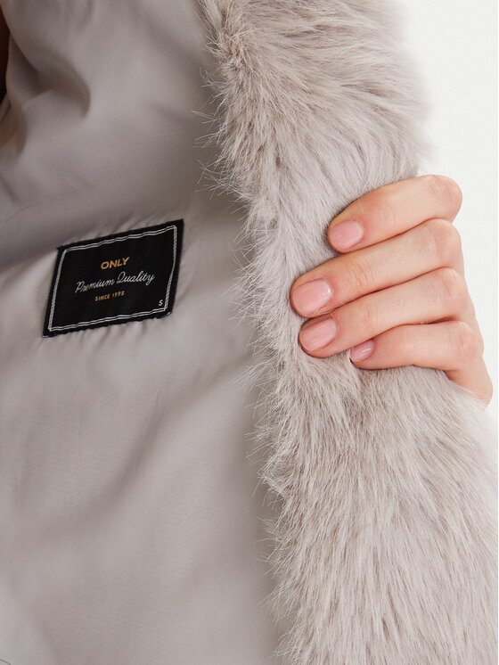 ONLY ONLY Kažoks Ashia 15356621 Pelēks Regular Fit